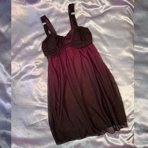 Vintage y2k sparkly purple dress